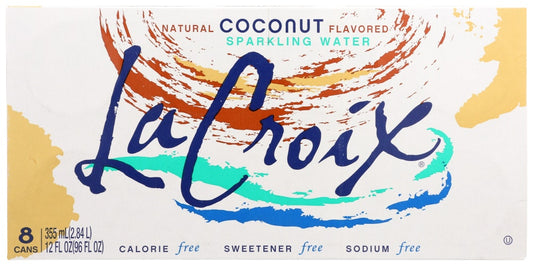 Lacroix Sparkling Water - Coconut - 12 fl oz, 8 Per Pack (3 Packs Total)