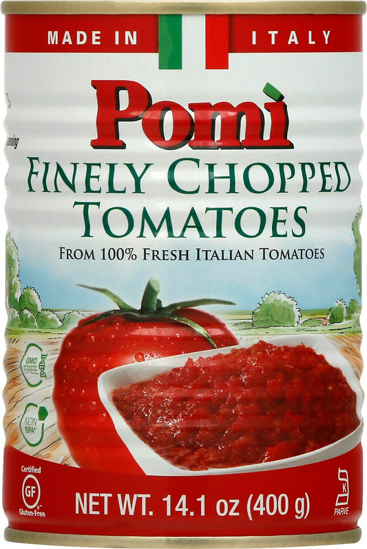 Pomi Tomatoes Finely Chopped 14.1 Oz Pack of 12