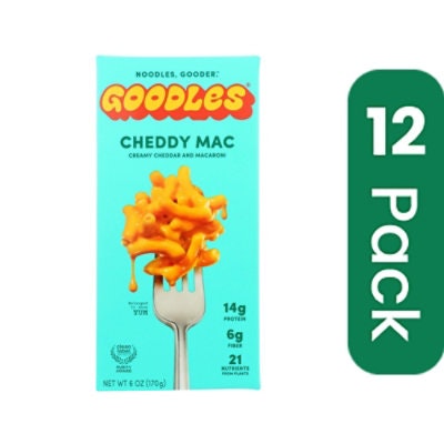 Goodles - Mac & Cheese Cheddy Mac 6 oz (Pack of 12)