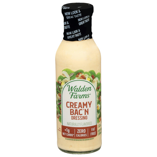 Walden Farms Dressing Calorie Free Creamy Bacon 12 Fl (Pack of 6)