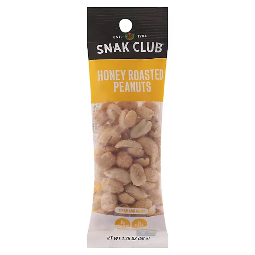 SNAK CLUB EB (Pack Of 24) Snak Club Eb Peanut Honey Roasted 1.75 Oz