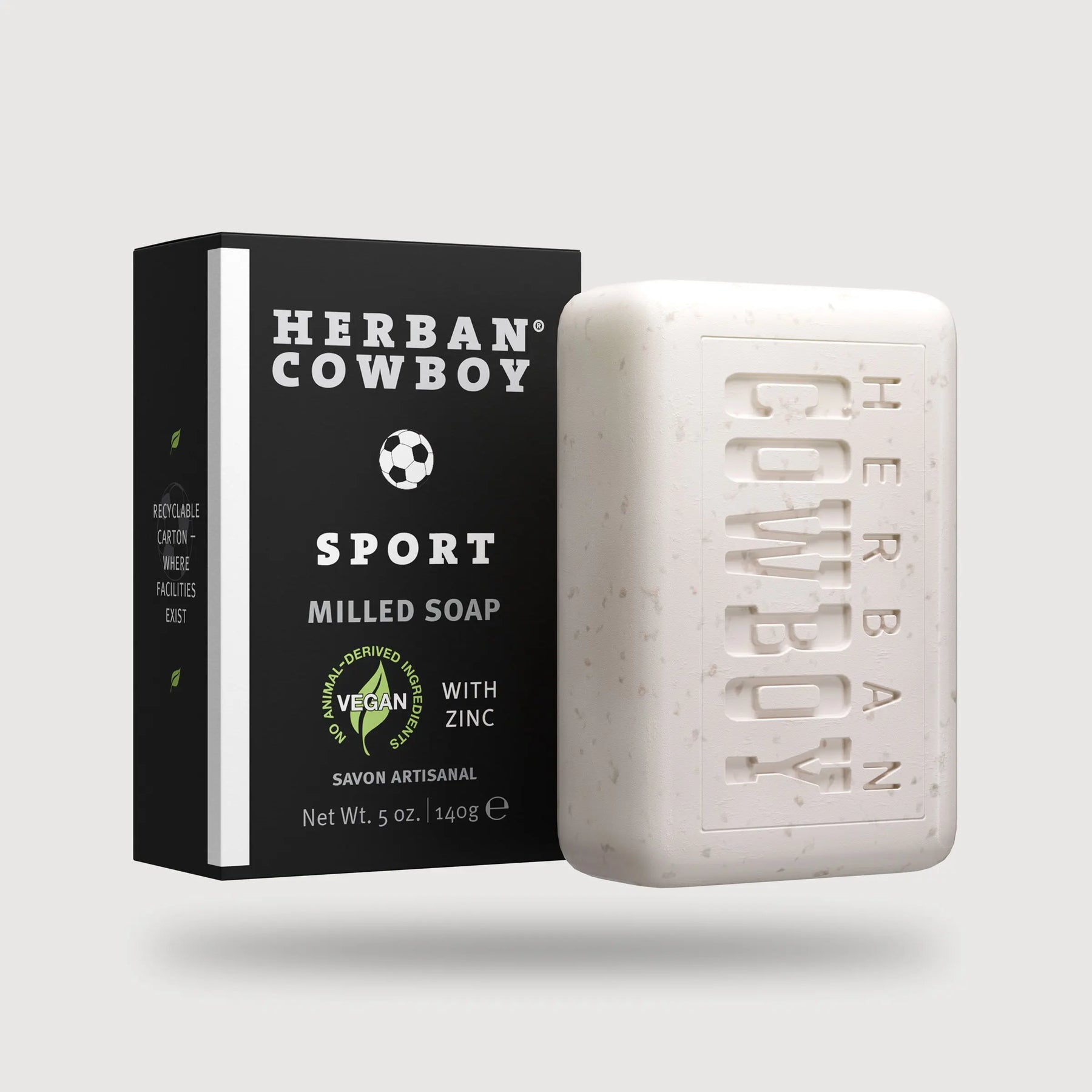 HERBAN COWBOY (Pack Of 10) Herban Cowboy Soap Bar Sport Milled Soap 5 Oz