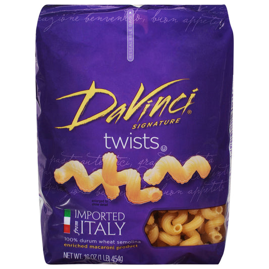 Davinci Pasta Twists 16 Oz (Pack of 12)