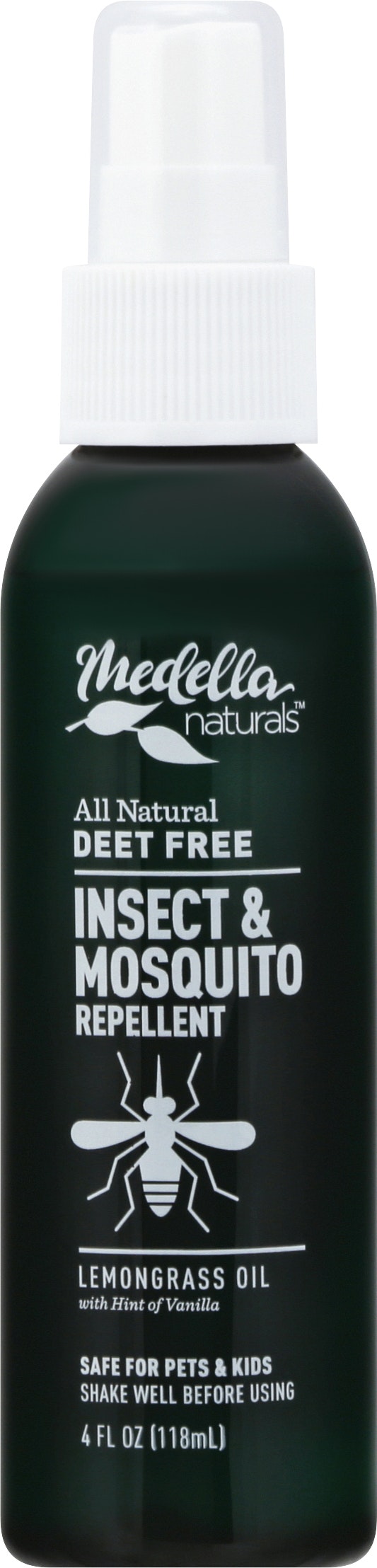 Medella Naturals Mosquito Insect Repellent 4 Fl Oz (Pack Of 3)