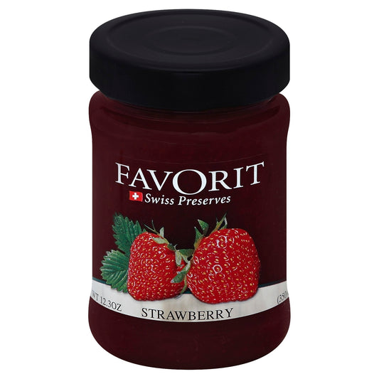 Favorit Preserve Strawberry 12.3 oz (Pack Of 6)