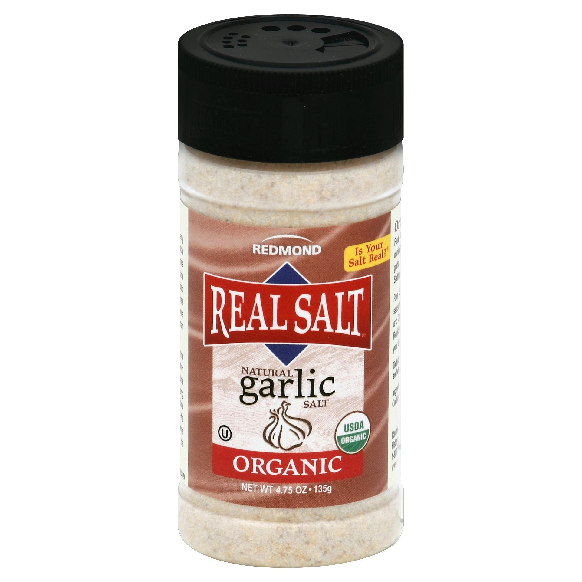 Redmond Realsalt Salt Garlic 4.75 Oz Pack of 6