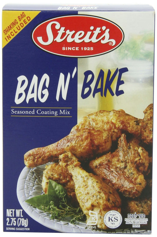 Streit's Bag N' Bake Seasoned Coating Mix 2.75 Oz Pack of 12