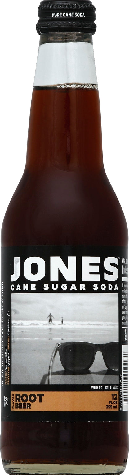 Jones Soda Root Beer 12  Fl oz (Pack of 12)