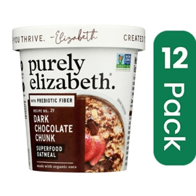 Purely Elizabeth - Oatmeal Cup Chocolate Chunk 1.76 oz (Pack of 12)