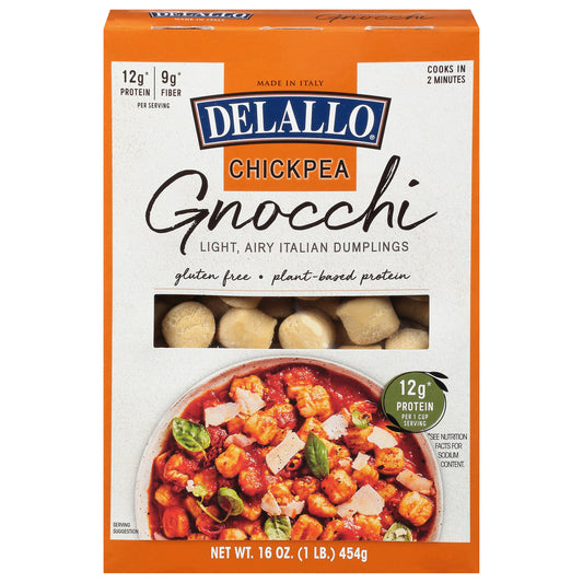 Delallo Gnocchi Chickpea 16 Oz (Pack Of 6)