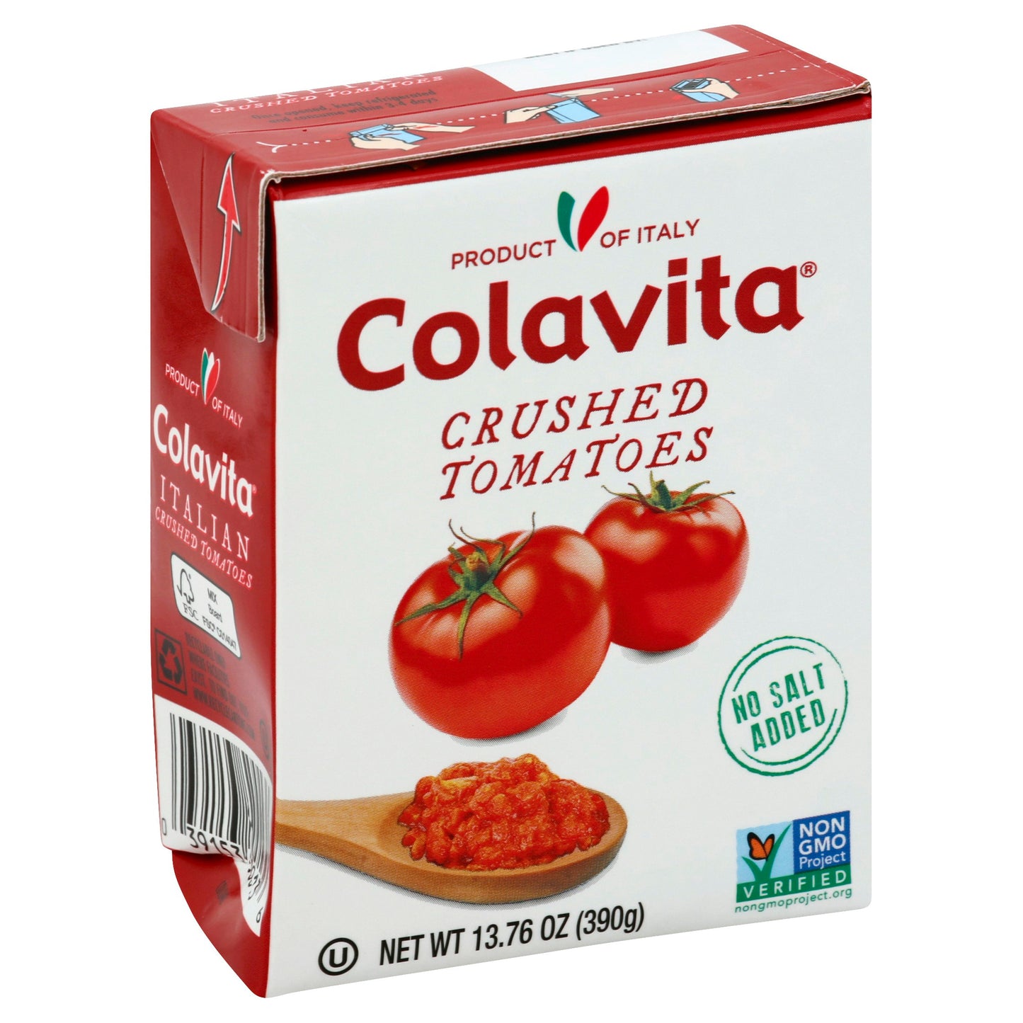 Colavita Tomatoes Crushed Italian 13.76 Oz Pack of 16