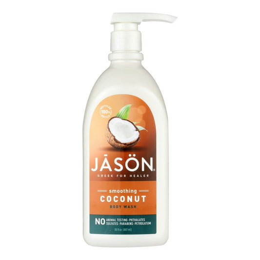 Jason Body Wash Smoothng Coconut 30 Oz (Pack of 3)