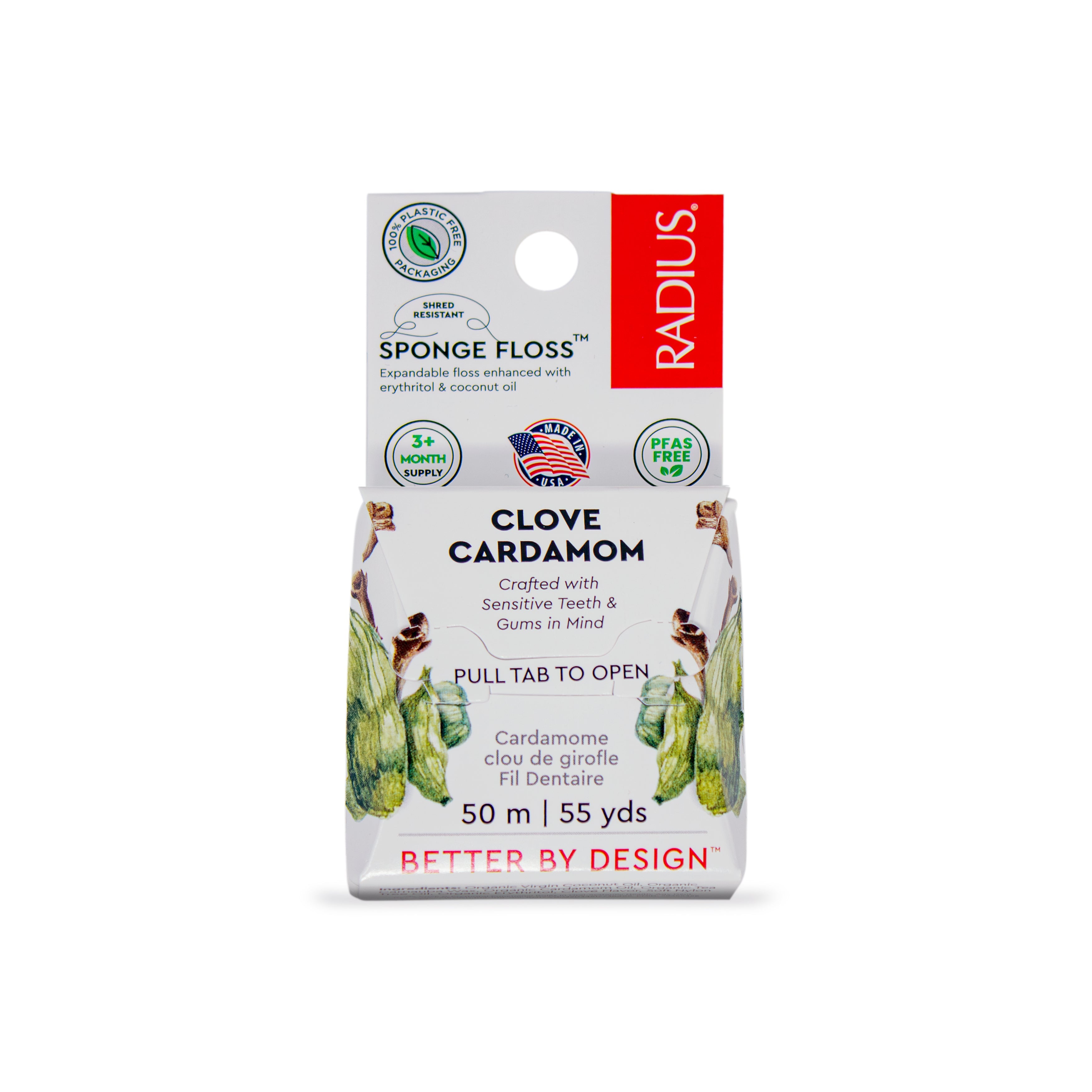 RADIUS (Pack of 12) Radius Cardamom Clove Floss 55 Yards