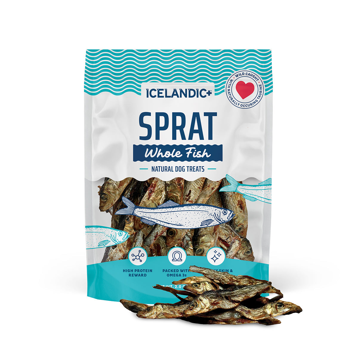 Icelandic Plus Dog Treat Sprat Whole Fish