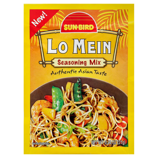 Sunbird Mix Seasoning Low Mein 0.74 Oz (Pack of 24)