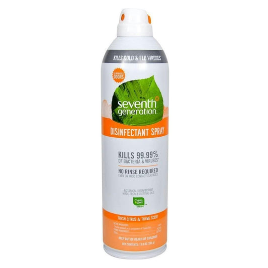 Seventh Generation Spray - Disinfectant - Fresh Citrus 13.9 oz (Pack of 8)