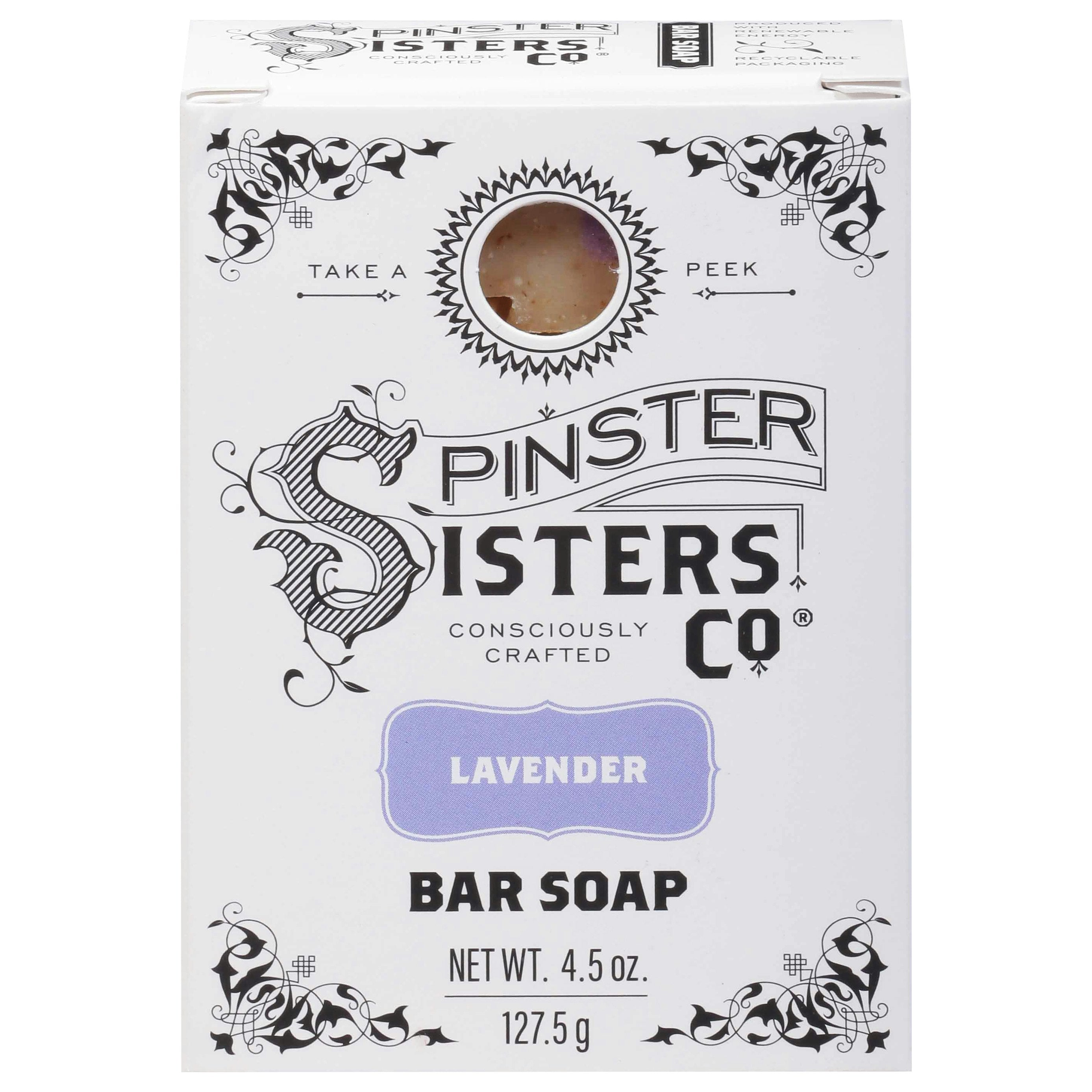 Spinster Sisters Co Bar Soap Lavender