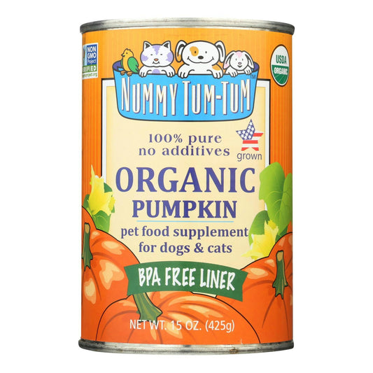 Nummy Tum-Tum Pure Pumpkin - Organic 15 oz (Pack of 12)