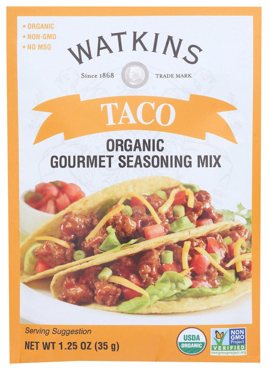 Watkins Seasoning Mix Taco Gourmet 1.25 oz (Pack of 12)