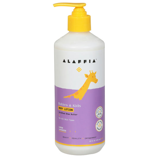 Alaffia Lotion Kid Lemon Lavander 16 Fo