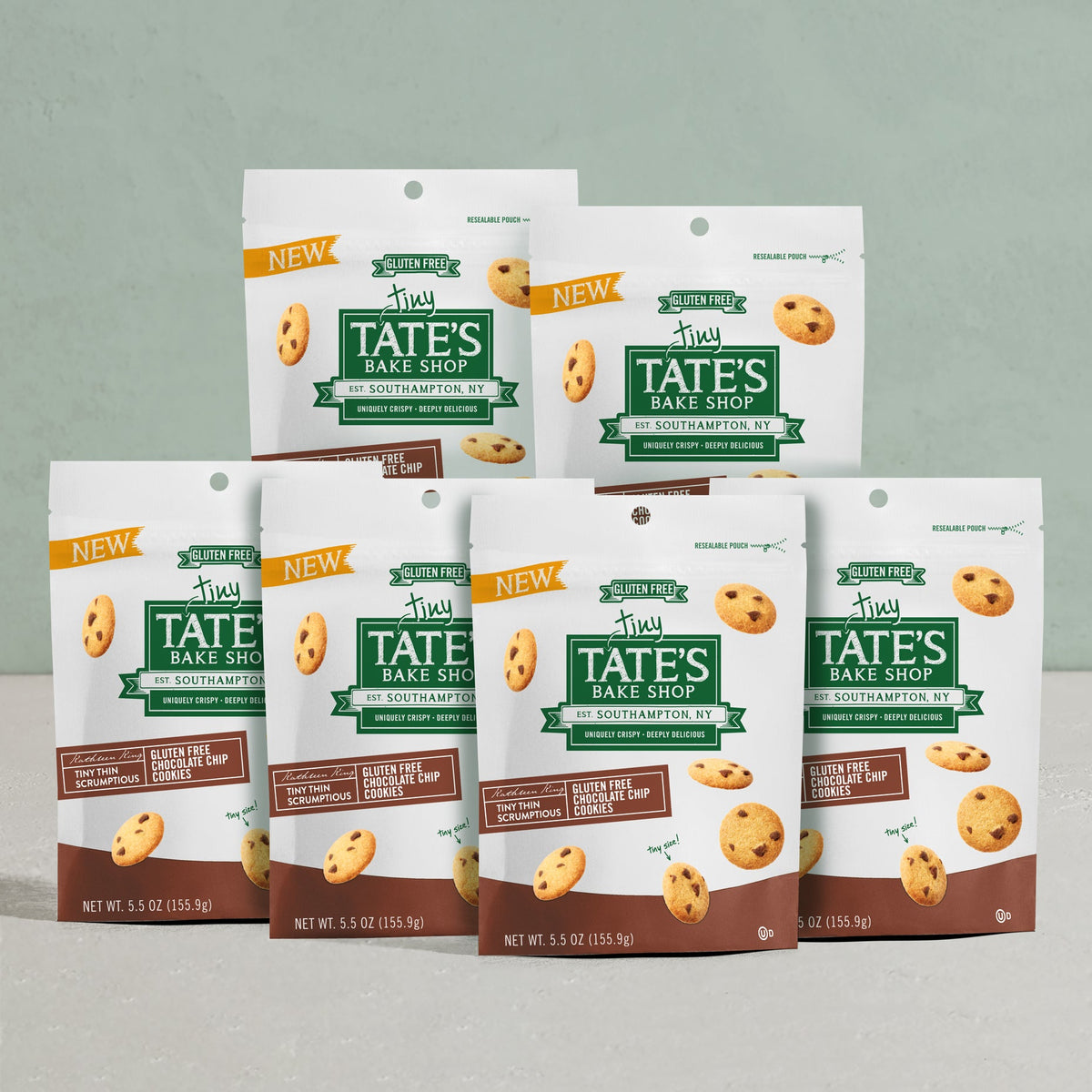 Tate's Cookie Tiny Chocolate Chip GF Classic Hard & Soft Baked