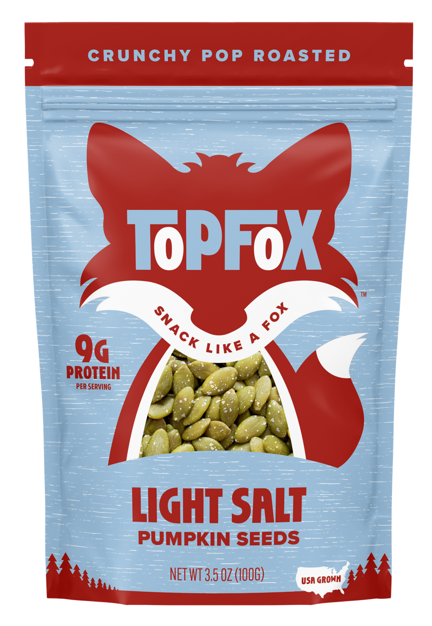 Top Fox Pumpkin Seeds Roasted Garlic Sea Salt