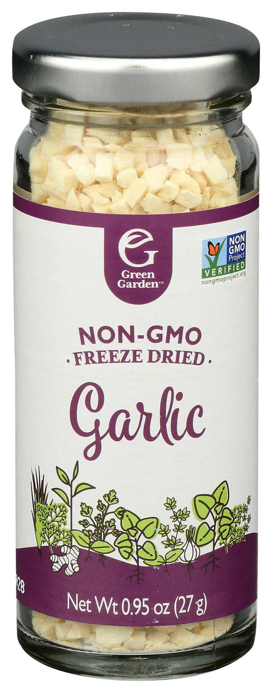 Green Garden Non GMO Freeze Dried Garlic - 0.95 Ounce (Pack of 6)