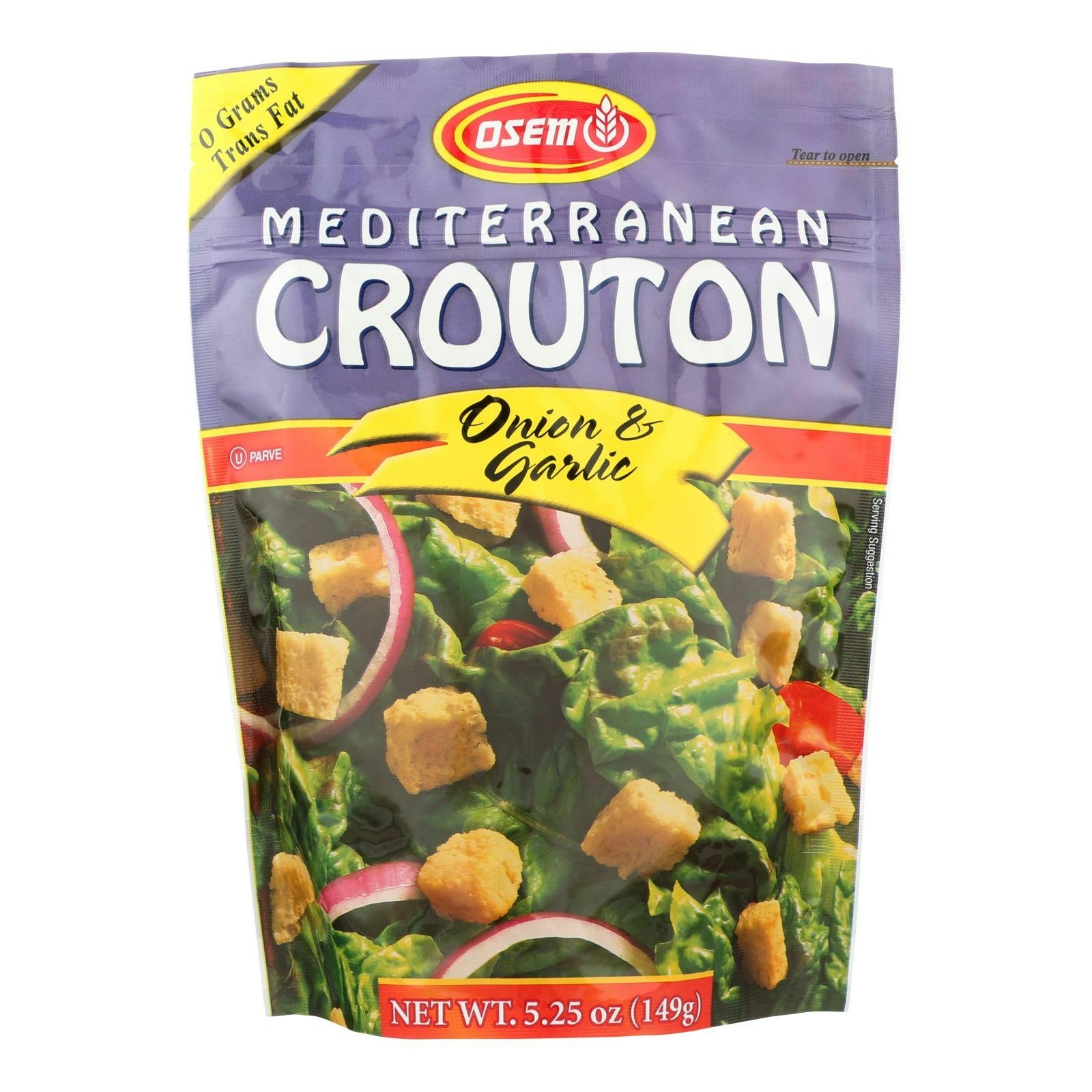 Osem Croutons Onion/garlic 5.25 Oz Pack of 8
