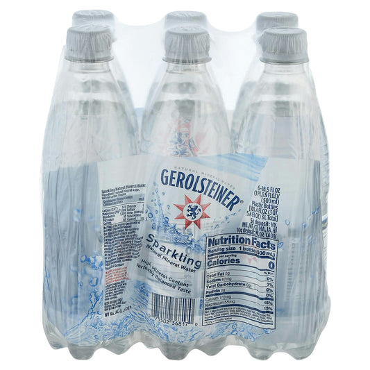 Gerolsteiner Water Mineral Sparkling 6Pk 101.4 FO (Pack of 4)