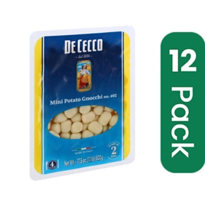 De Cecco Pasta Mini Gnocchi Potato 17.5 Oz (Pack Of 12)