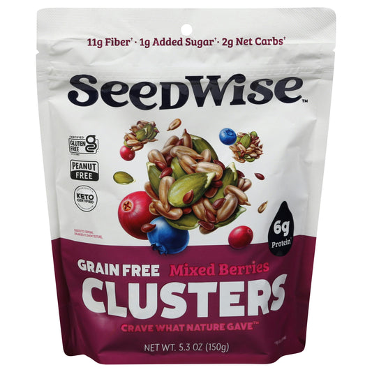 Seedwise Mixed Berries Super Seed Crunch 5.3 Oz (Pack of 6)
