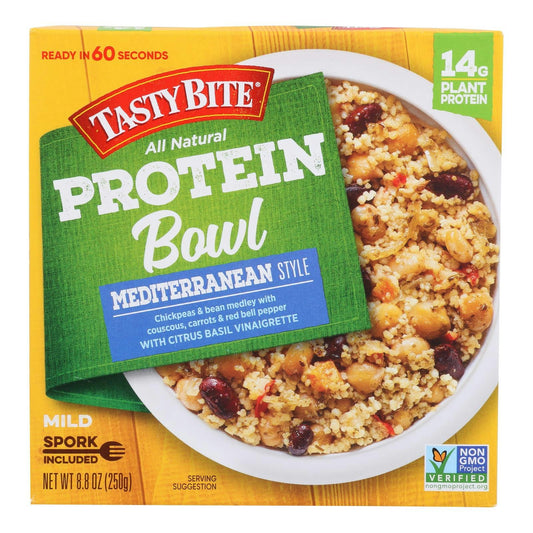 Tasty Bite Mild Mediterranean Style Protein Bowl - 8.8 oz (Pack of 6)