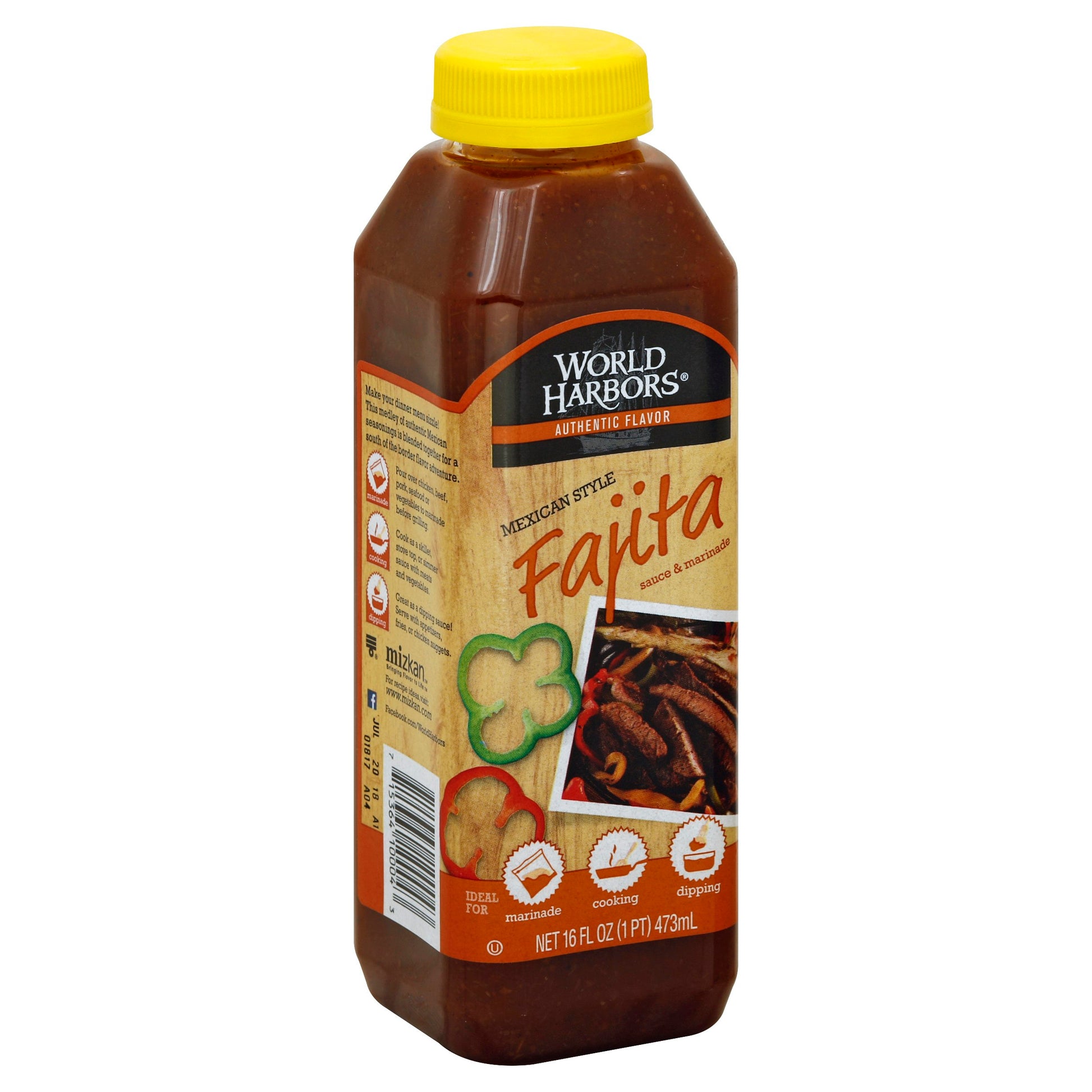 World Harbors Sauce Guadalupe Fajita 16 oz (Pack of 6)
