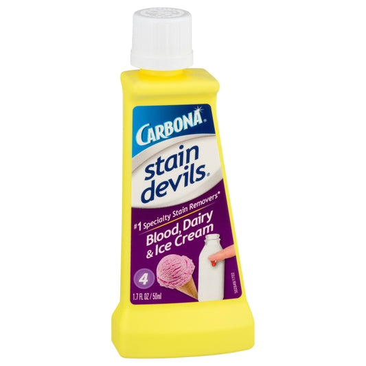 Carbona Stain Devils Stain Remover Blood Dairy & Ice Cream Bottle - 1.7 Fl. oz (Pack of 6)