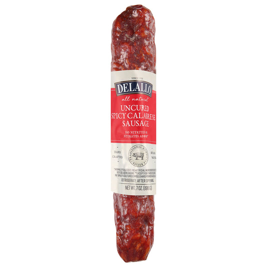 Delallo Sausage Calabrese Hot Dry 7 oz (Pack Of 12)