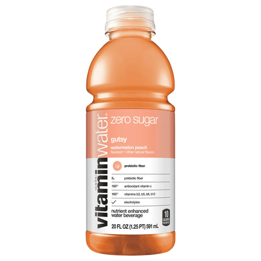 Vitamin Water Zero Gutsy Watermelon 20 Fo Pack of 12