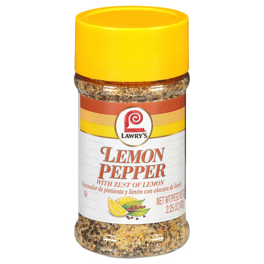 Lawrys Lemon Pepper 2.25 Oz Pack of 12
