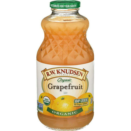 R.W. Knudsen Organic Grapefruit Juice - 32 Fluid Ounce (Pack of 6)