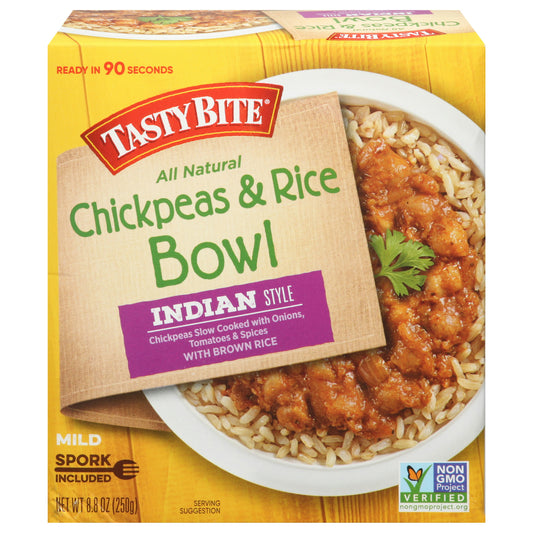 Tasty Bite Bowl Chickpea & Rice 8.8 Oz (Pack of 6)