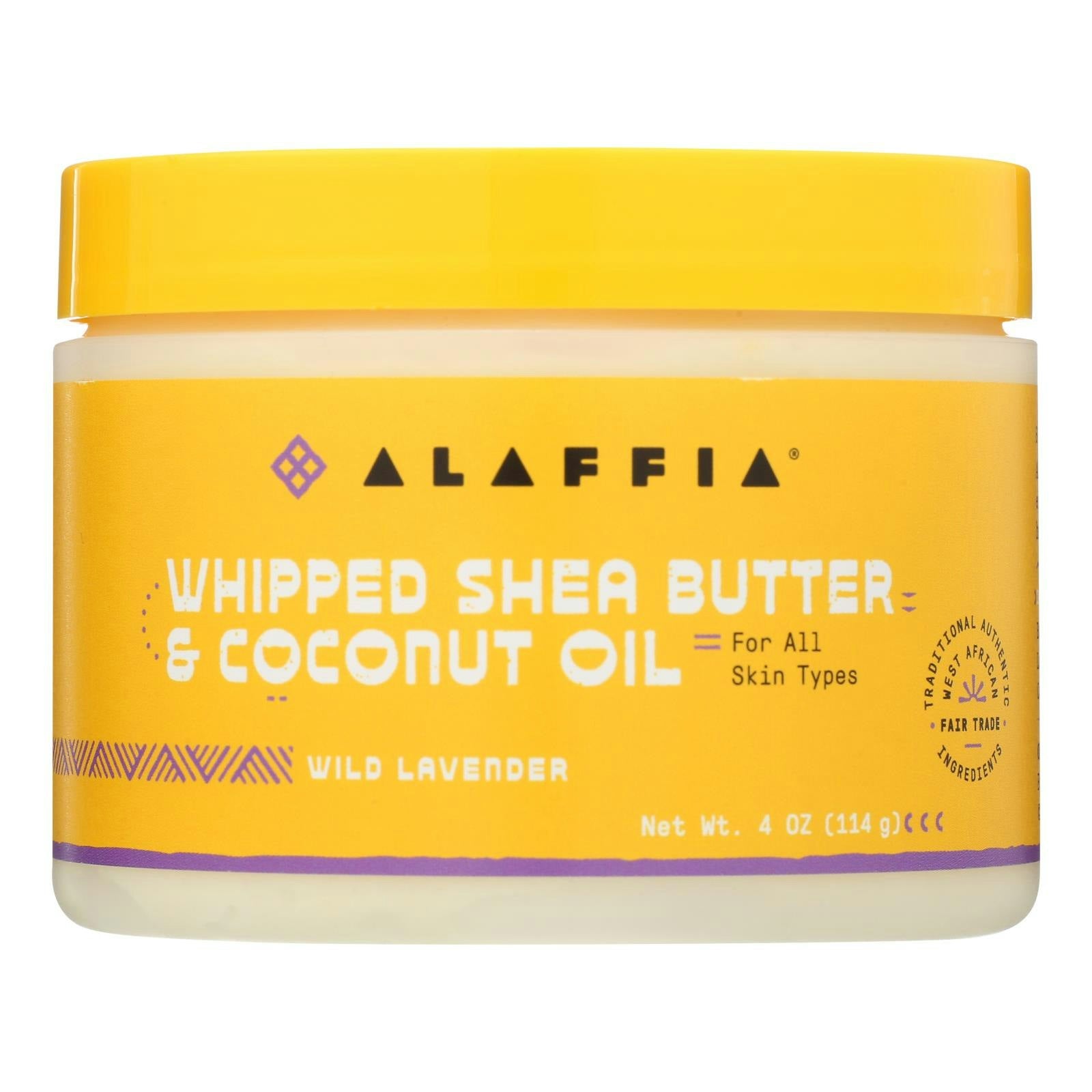 Alaffia - Whpd Shea Butter Coconut Lavender 4 Oz Pack of 1