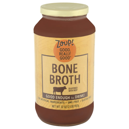 Zoup Good Really Broth Beef Bone 32 oz (Pack of 6)