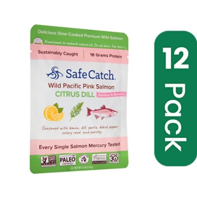 Safecatch Salmon Citrus Dill Pouch
