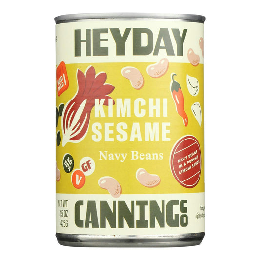Heyday Canning Beans Navy Kimchi Sesame 15 Oz (Pack Of 6)