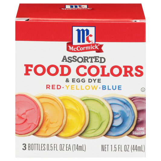 Mc Cormick Food Colors Assorted Kit 1.5 Fo Pack of 8