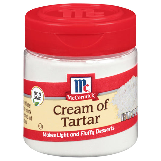 Mc Cormick Spice Cream Of Tartar 1.5 Oz Pack of 6