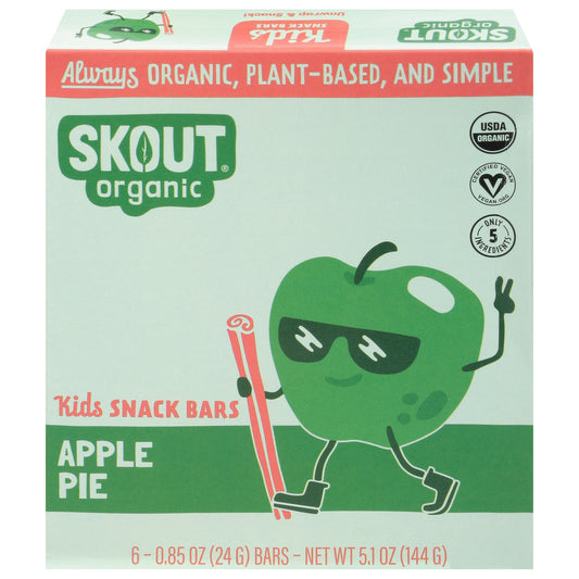 Skout Bar Kids Apple Pie 5.1 oz (Pack of 6)
