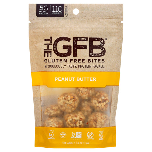 The GFB Bites Peanut Butter 4 oz (Pack of 6)