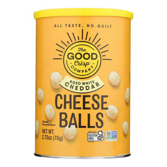 The Good Crisp Company - Cheese Balls White Cheddar 2.75 oz (Pack of 9)