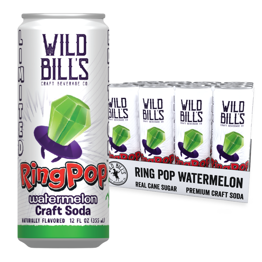 Wild Bills Craft Soda Ring Pop Watermelon