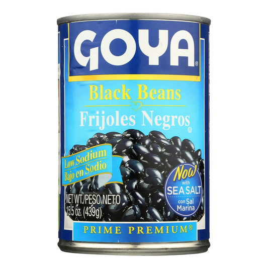 Goya - Beans Black Low Salt 15.5 oz (Pack of 24)